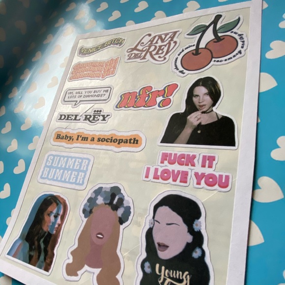 Lana Del Rey Stickers - Picture 4 of 12